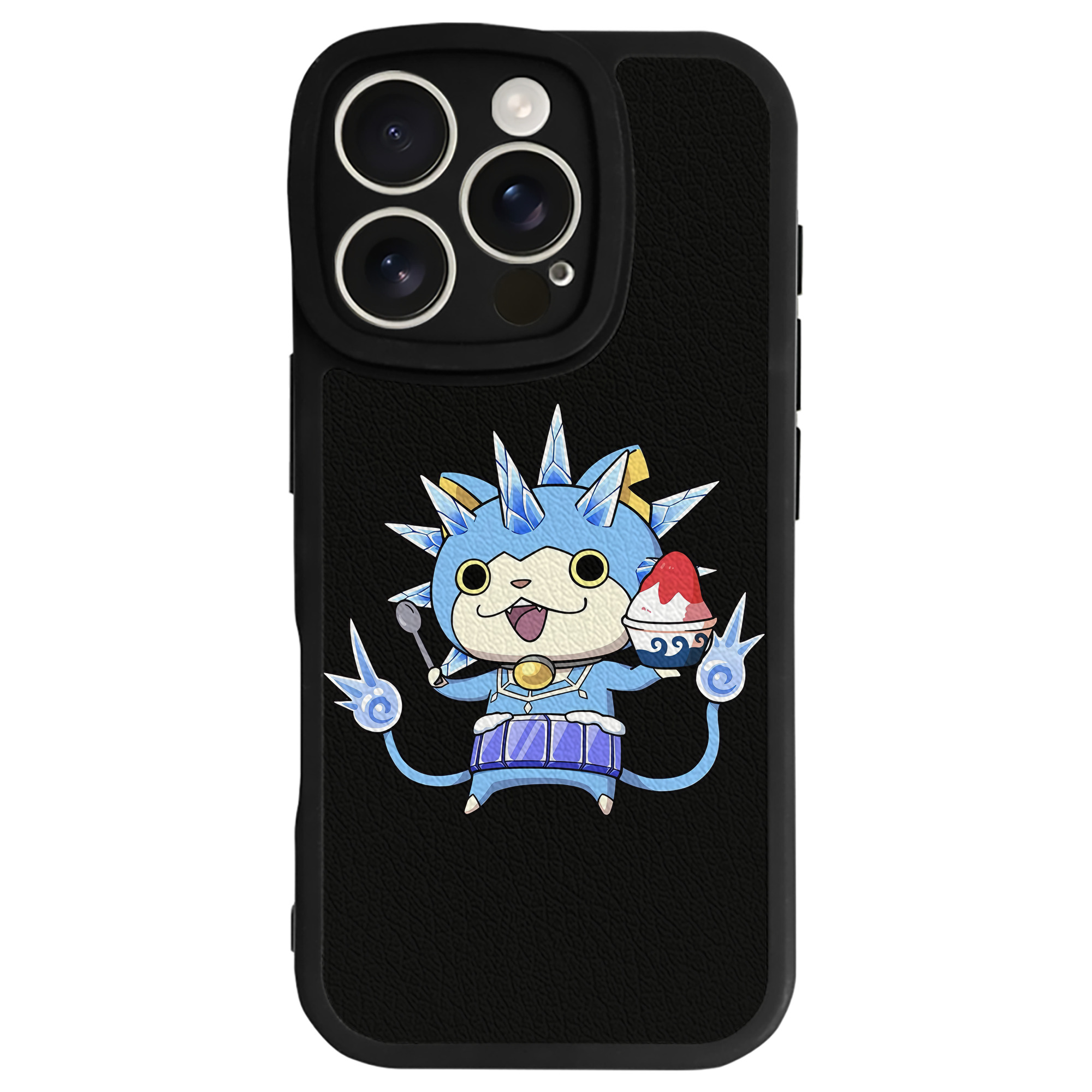 （画像用） 妖怪ウォッチ Yo-kai Watch 【iPhone 16シリーズ対応】シリコンスマホケース（レザー調） 材質：シリコン